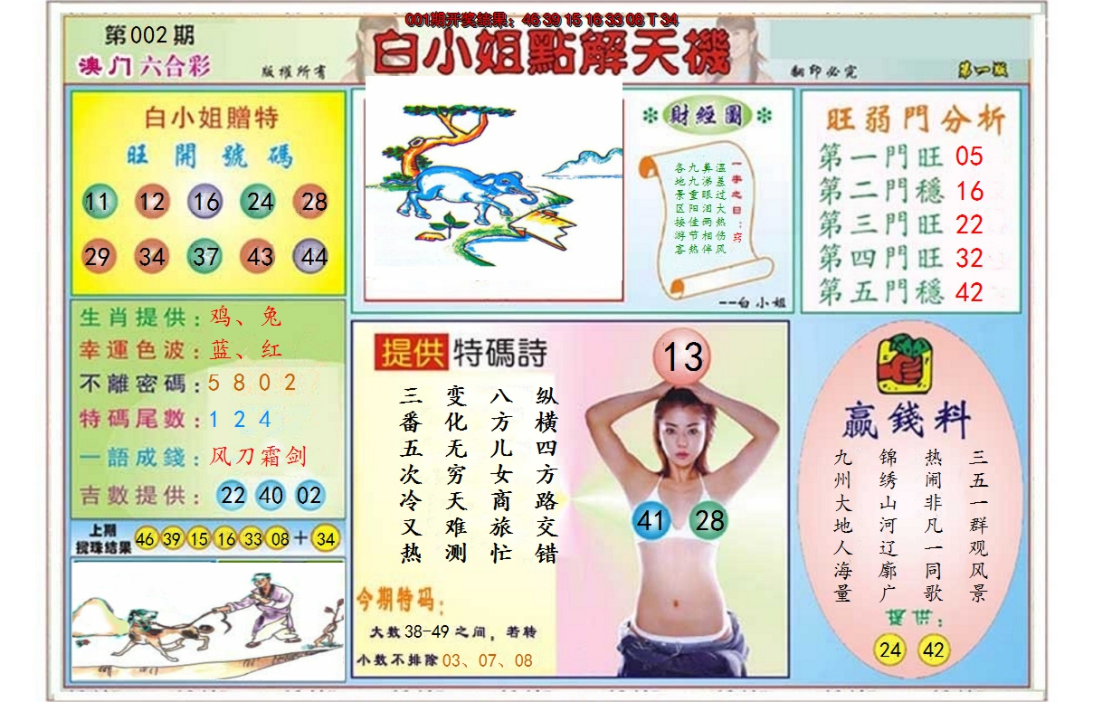 2025002期白小姐点解天机A