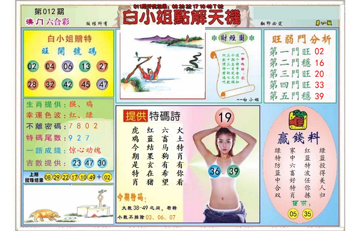 2025012期白小姐点解天机A