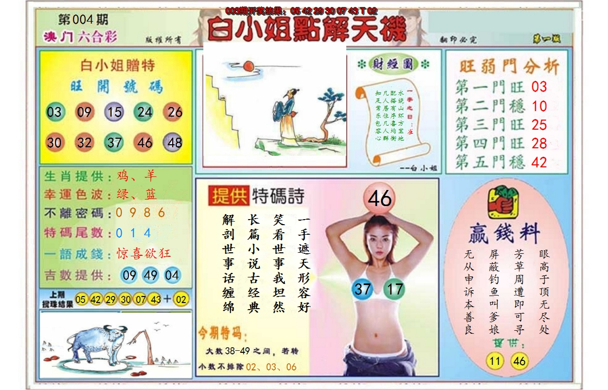 2025004期白小姐点解天机A