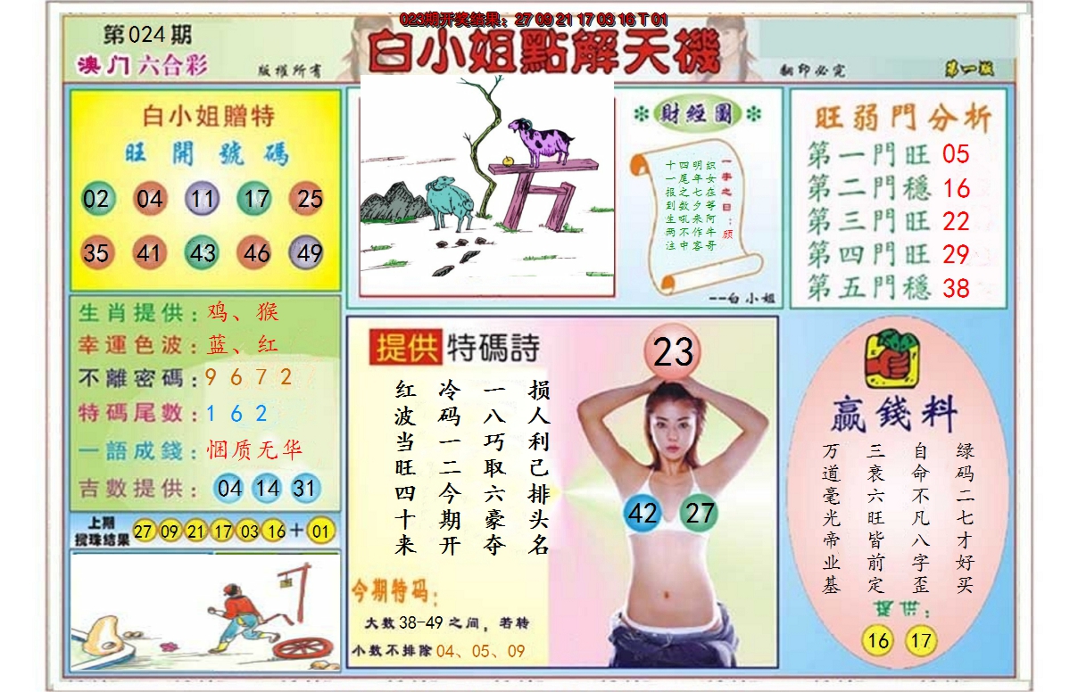 2025024期白小姐点解天机A