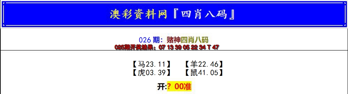 2025026期赌神四肖八码