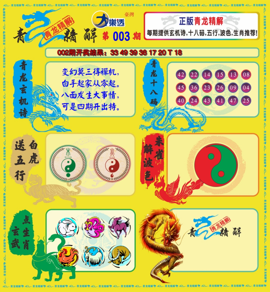 2025003期青龙精解
