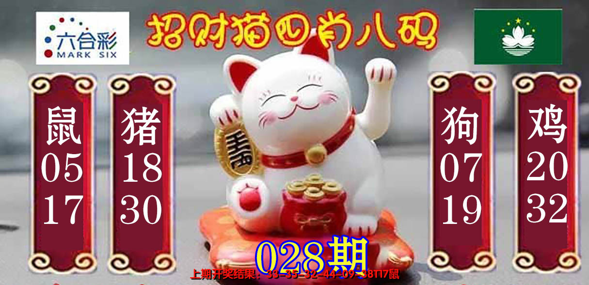 2025028期招财猫四肖八码