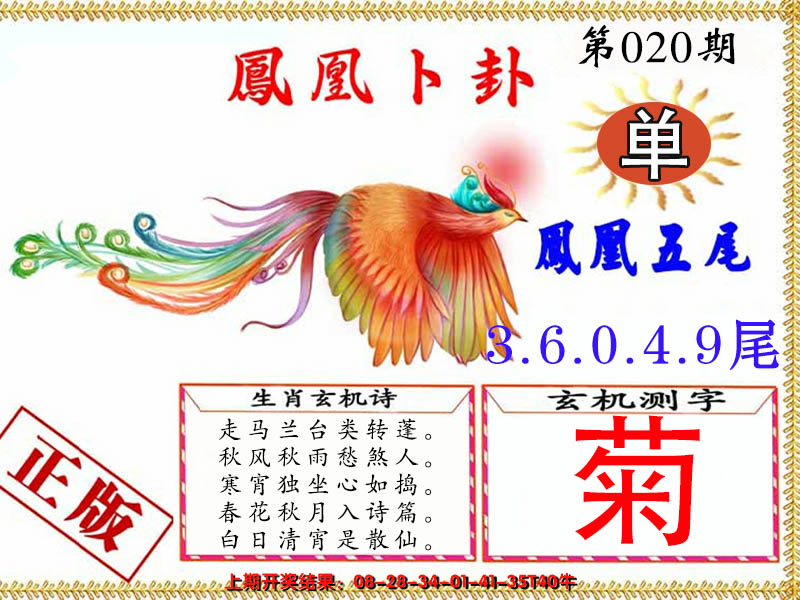 2025020期凤凰卜卦