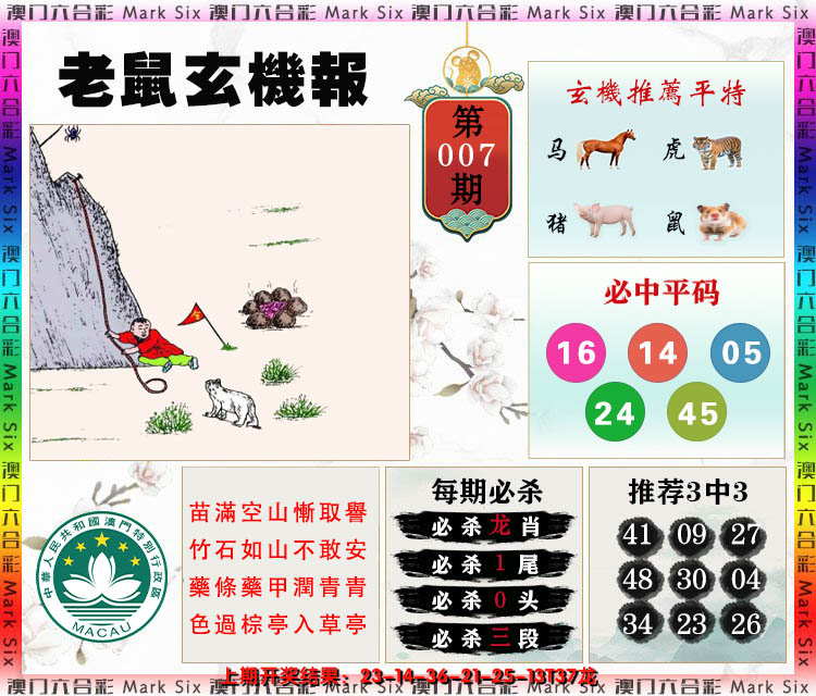 2025007期老鼠玄机报