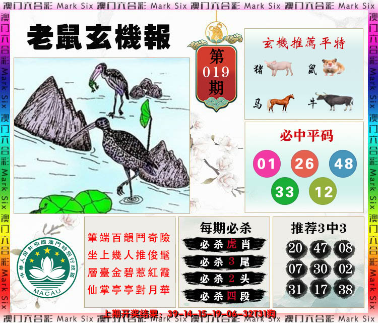 2025019期老鼠玄机报
