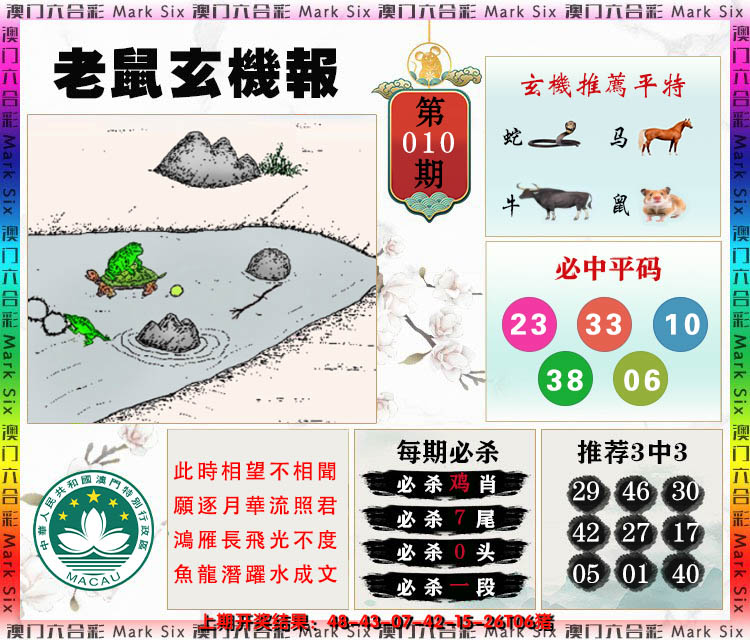 2025010期老鼠玄机报