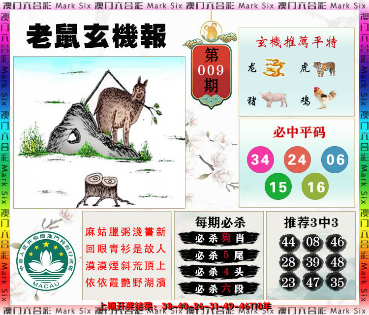 2025009期老鼠玄机报