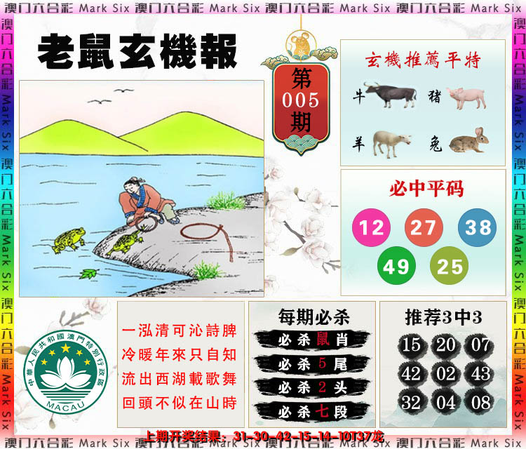 2025005期老鼠玄机报