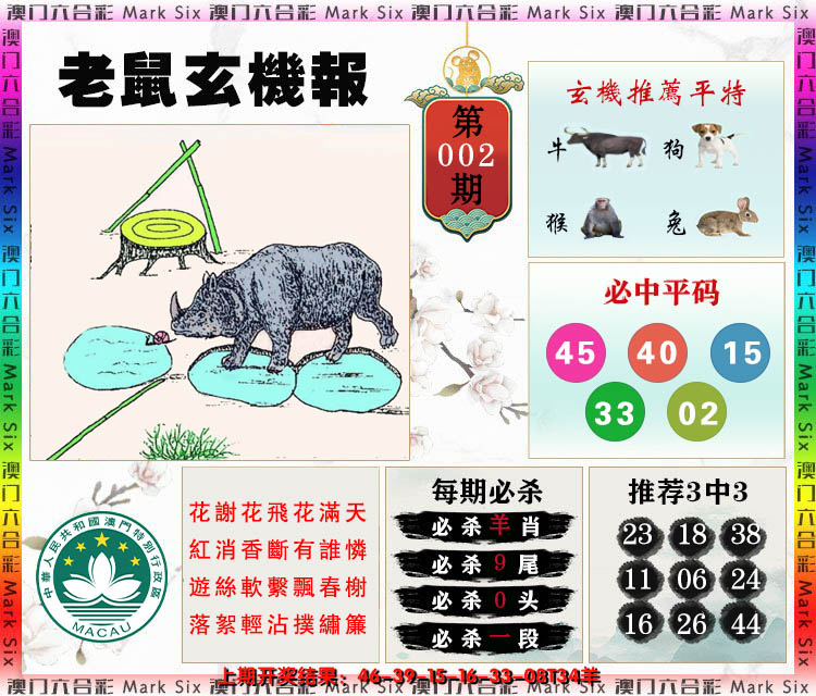 2025002期老鼠玄机报