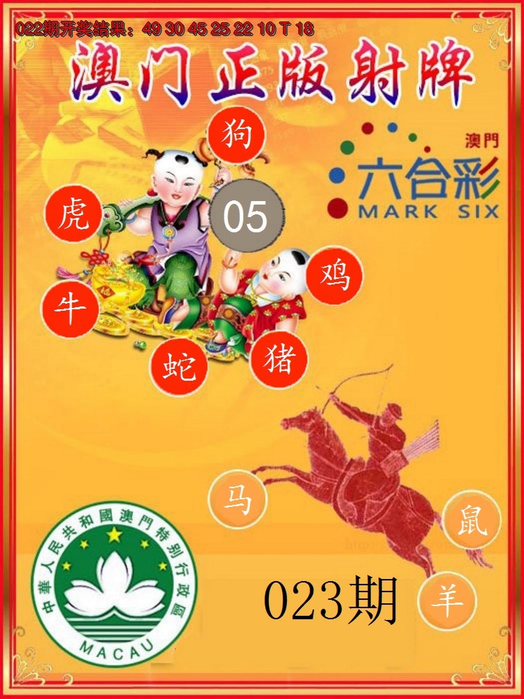 2025023期射牌图