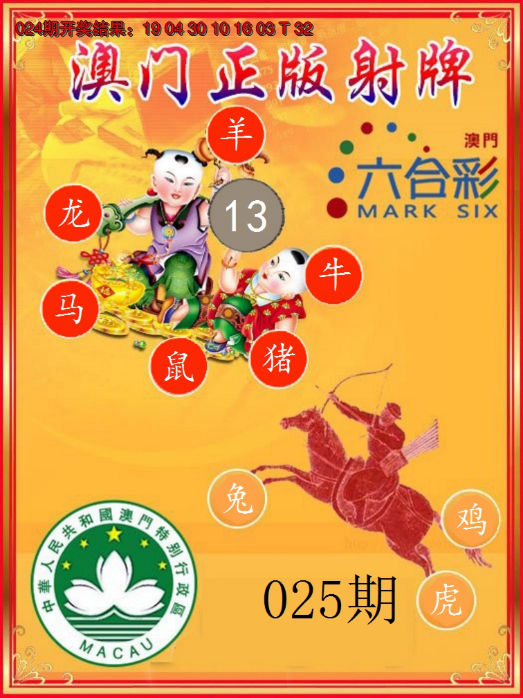 2025025期射牌图