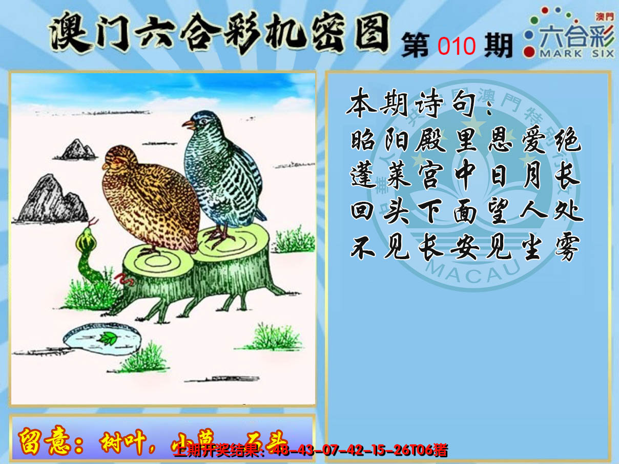 2025010期机密图
