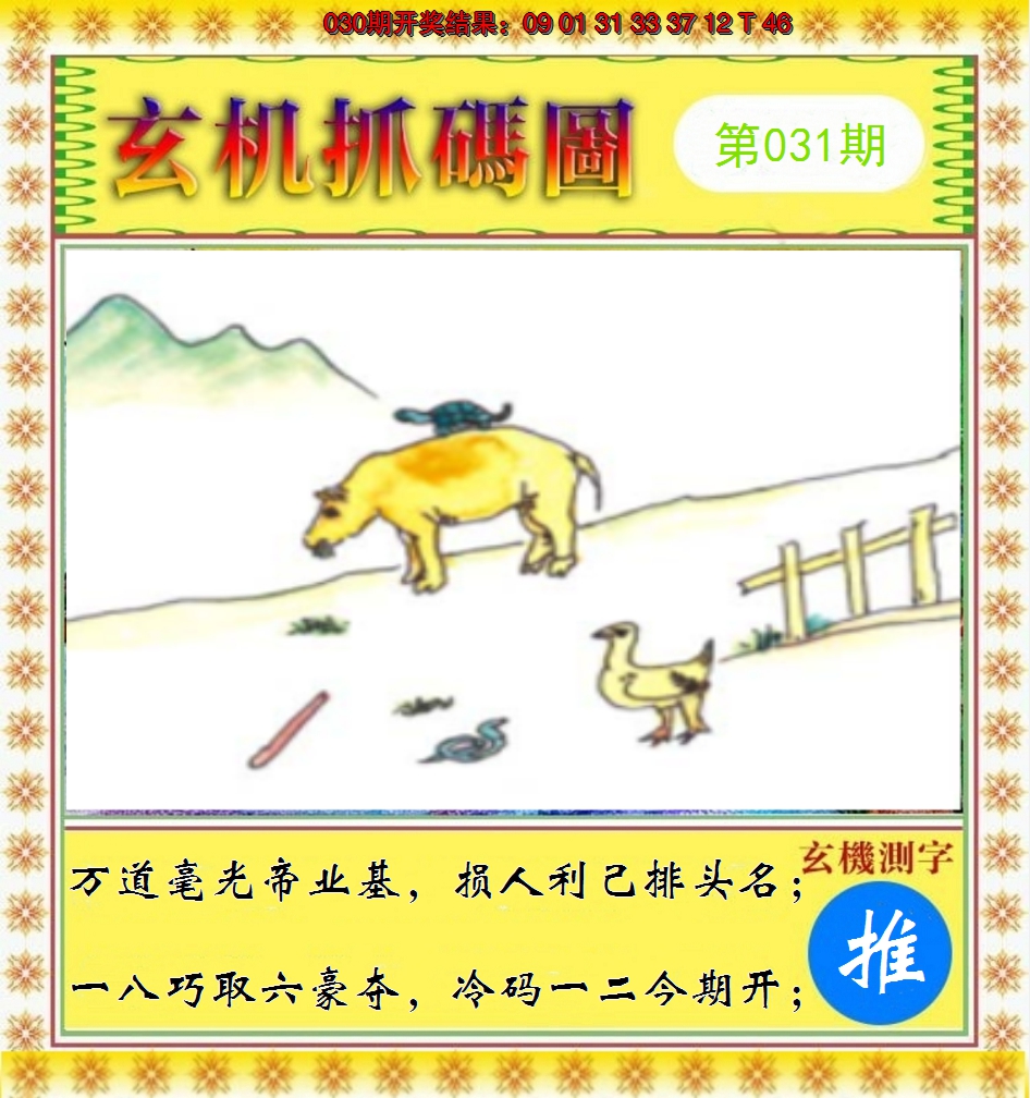 2025031期玄机抓码图