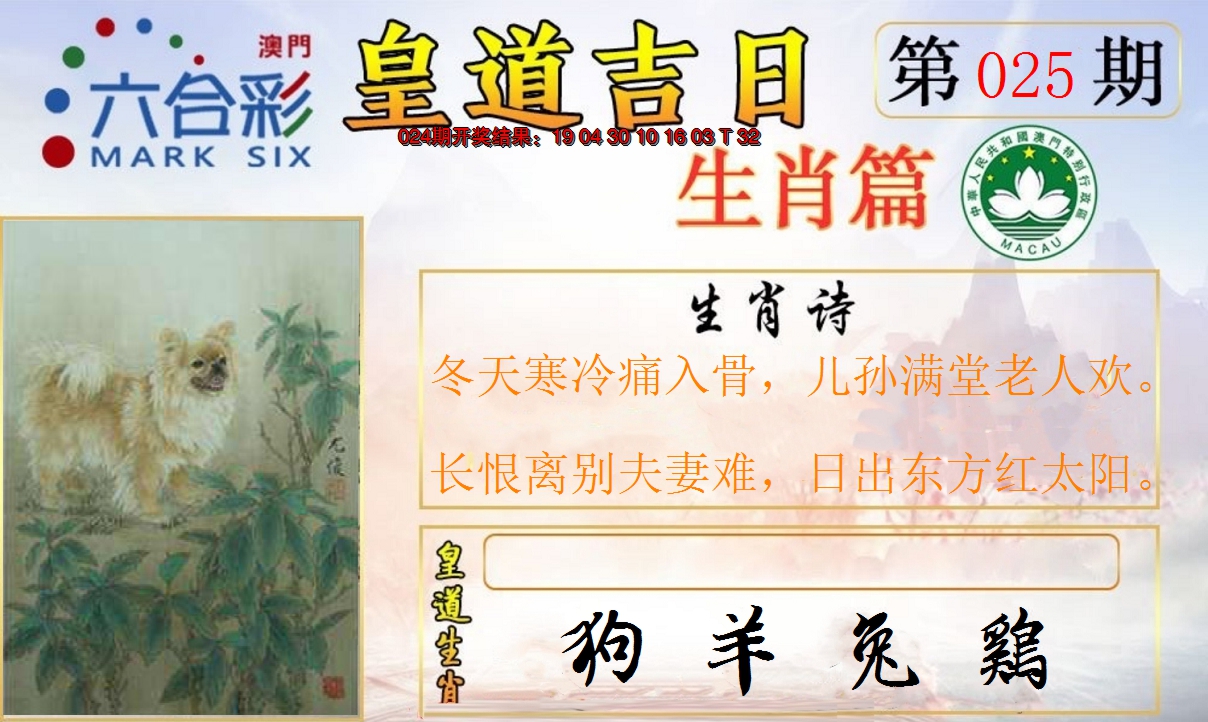 2025025期皇道吉日报