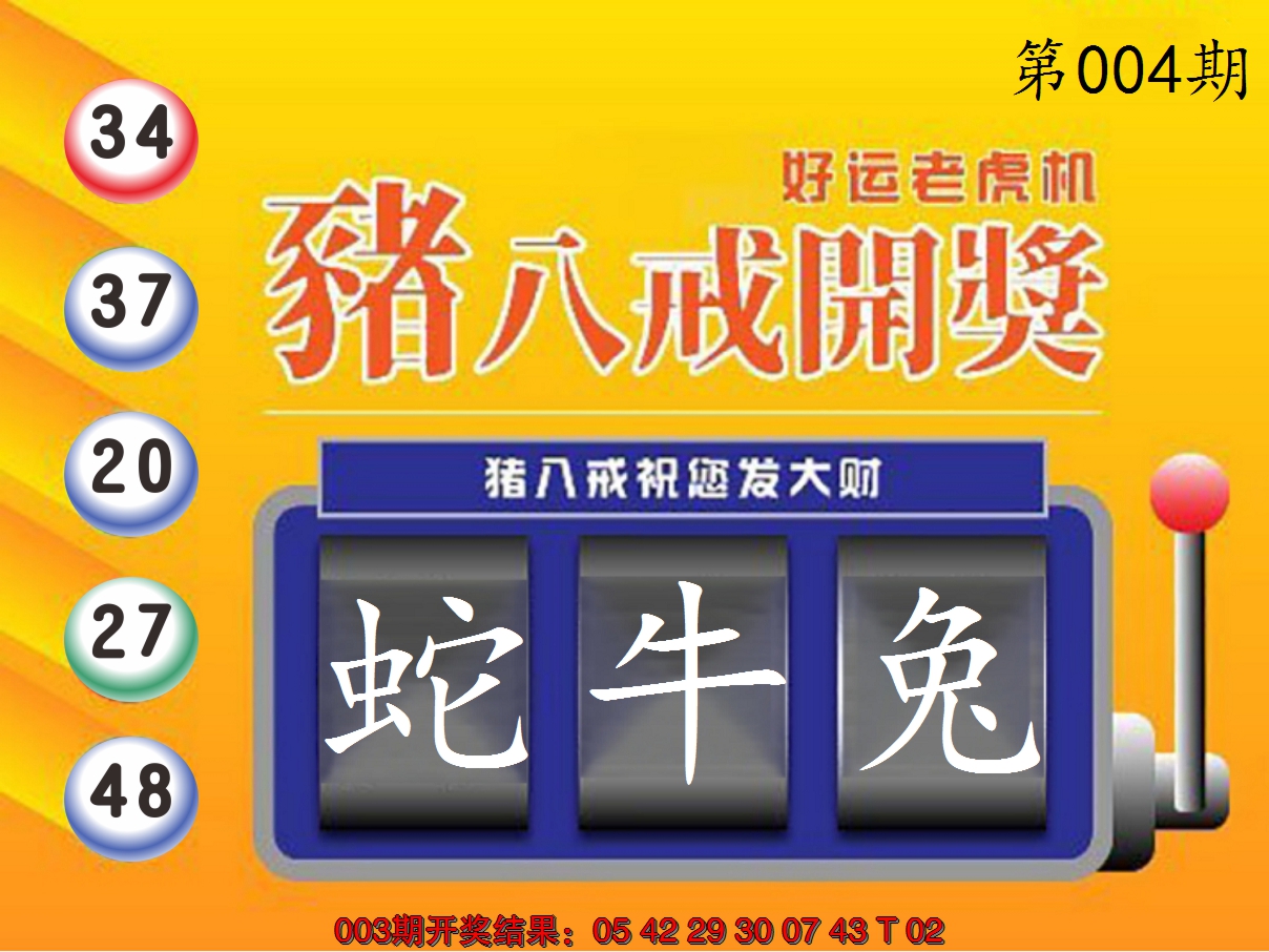2025004期猪八戒开奖A
