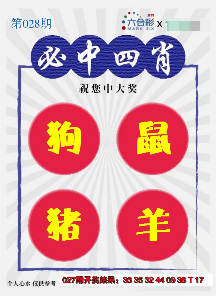 2025028期必中四肖S