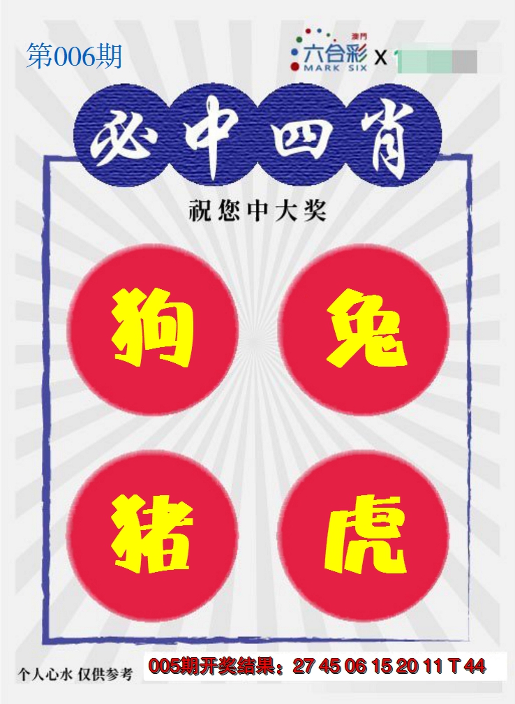 2025006期必中四肖S
