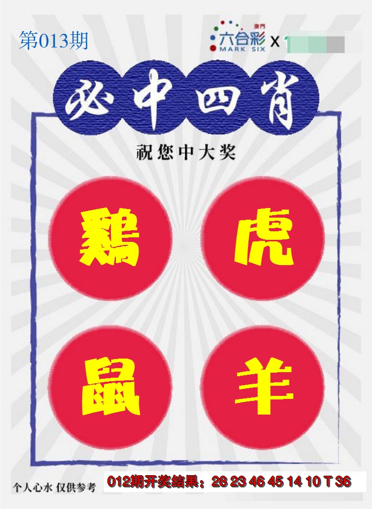 2025013期必中四肖S