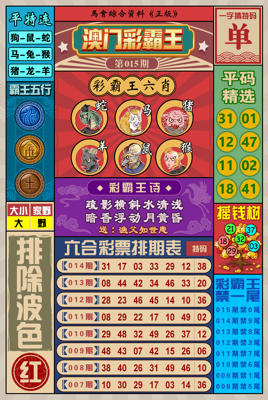 2025015期澳门彩霸王
