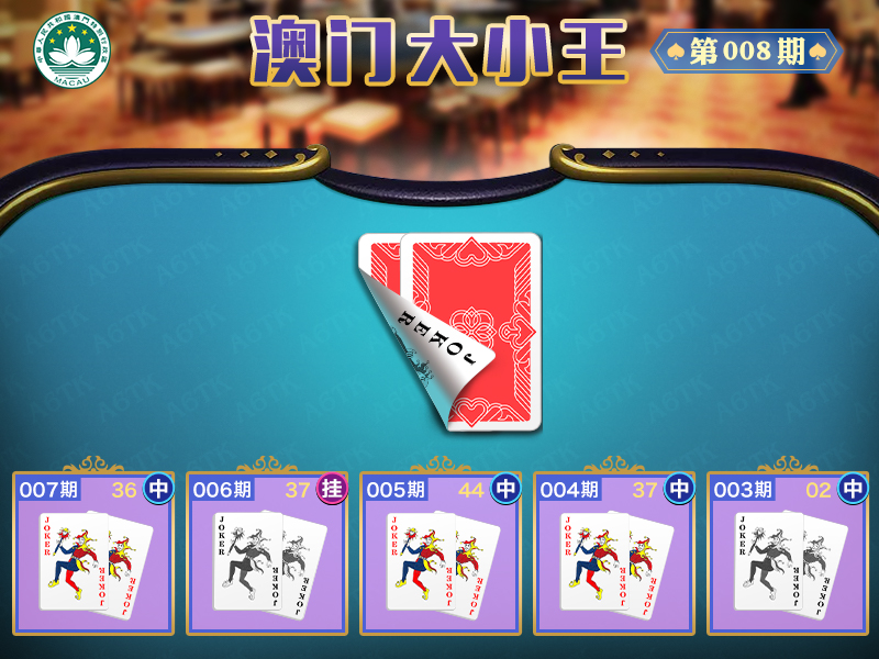 2025008期澳门大小王
