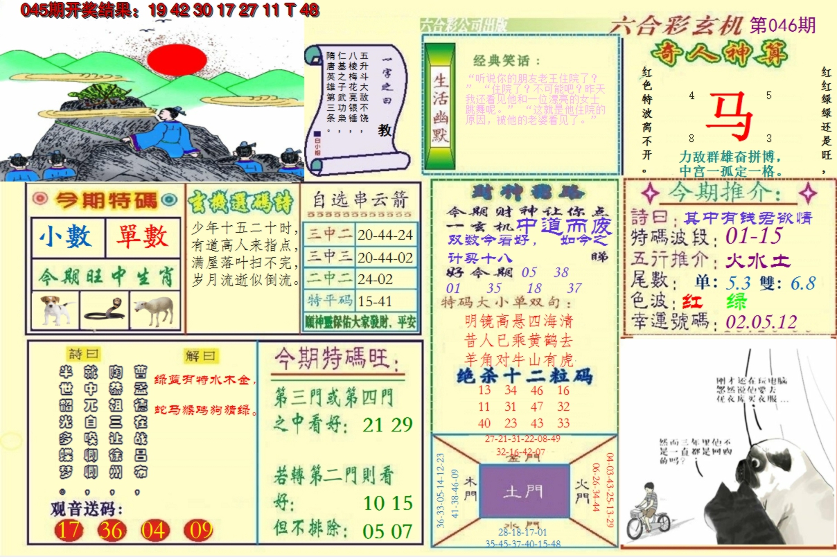 2025046期澳门六合玄机