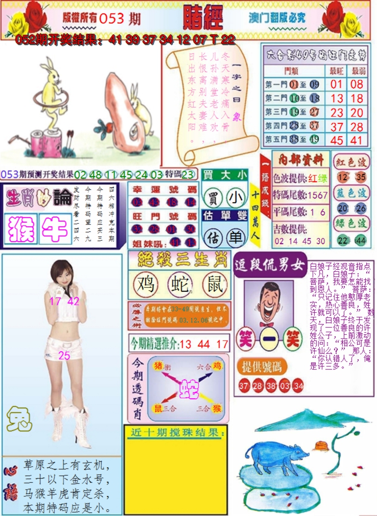 2025053期澳门赌经