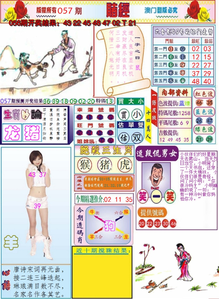 2025057期澳门赌经