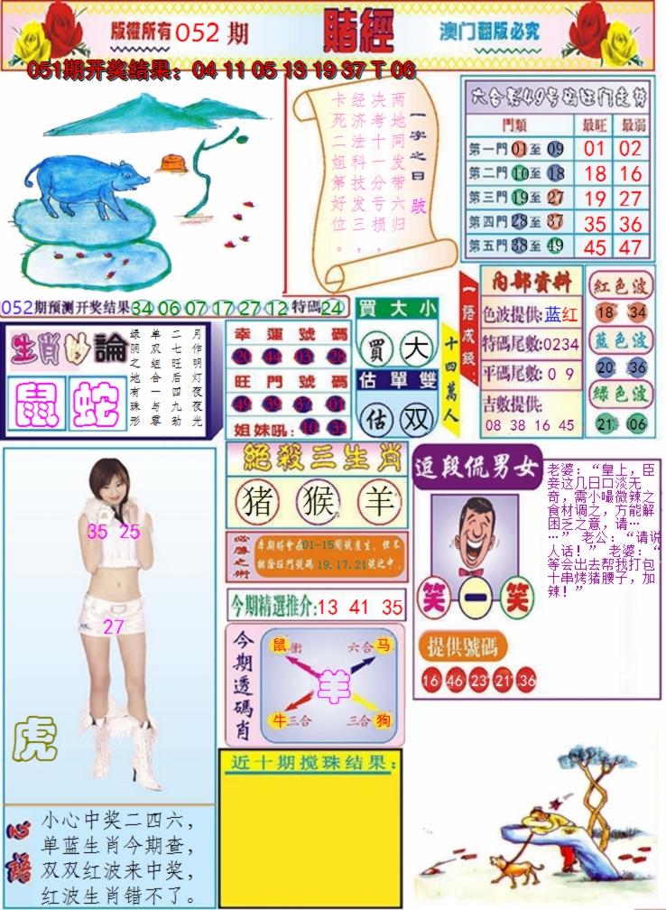 2025052期澳门赌经