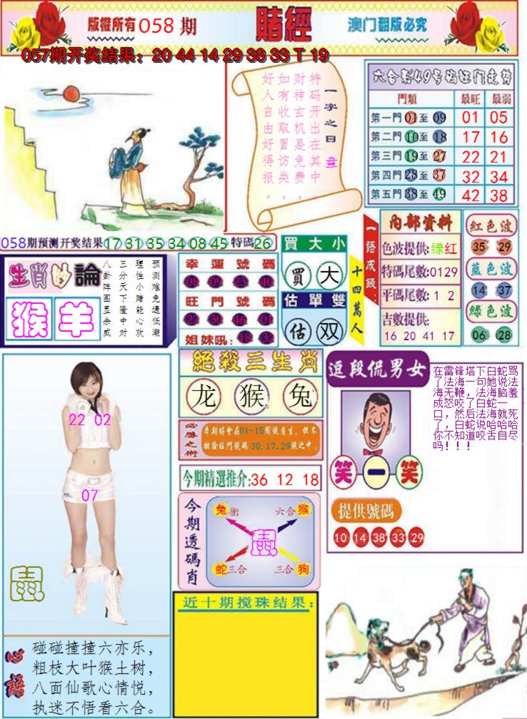 2025058期澳门赌经