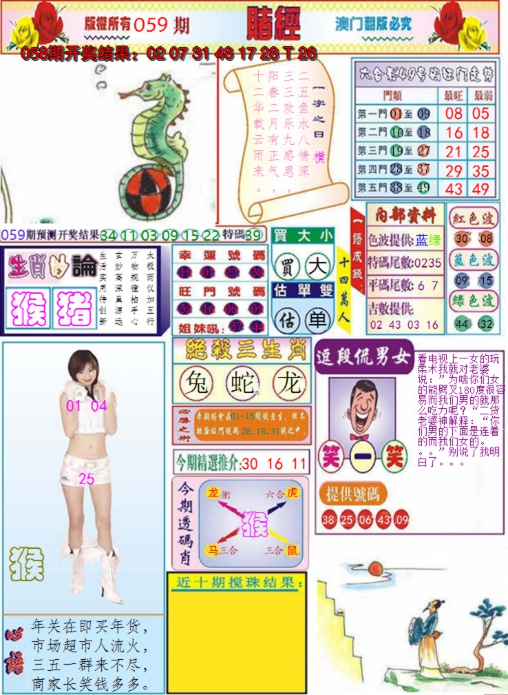 2025059期澳门赌经