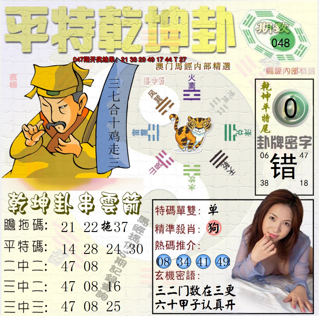 2025048期平特乾坤卦