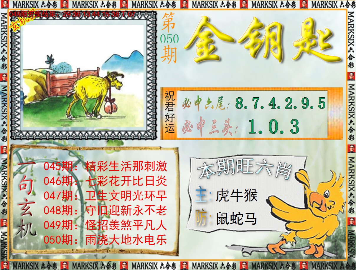 2025050期《澳门金钥匙》
