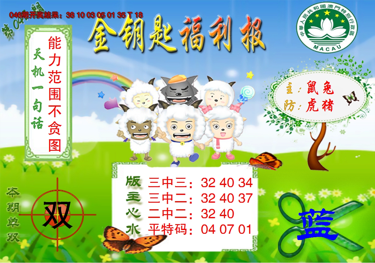 2025047期《金钥匙福利》