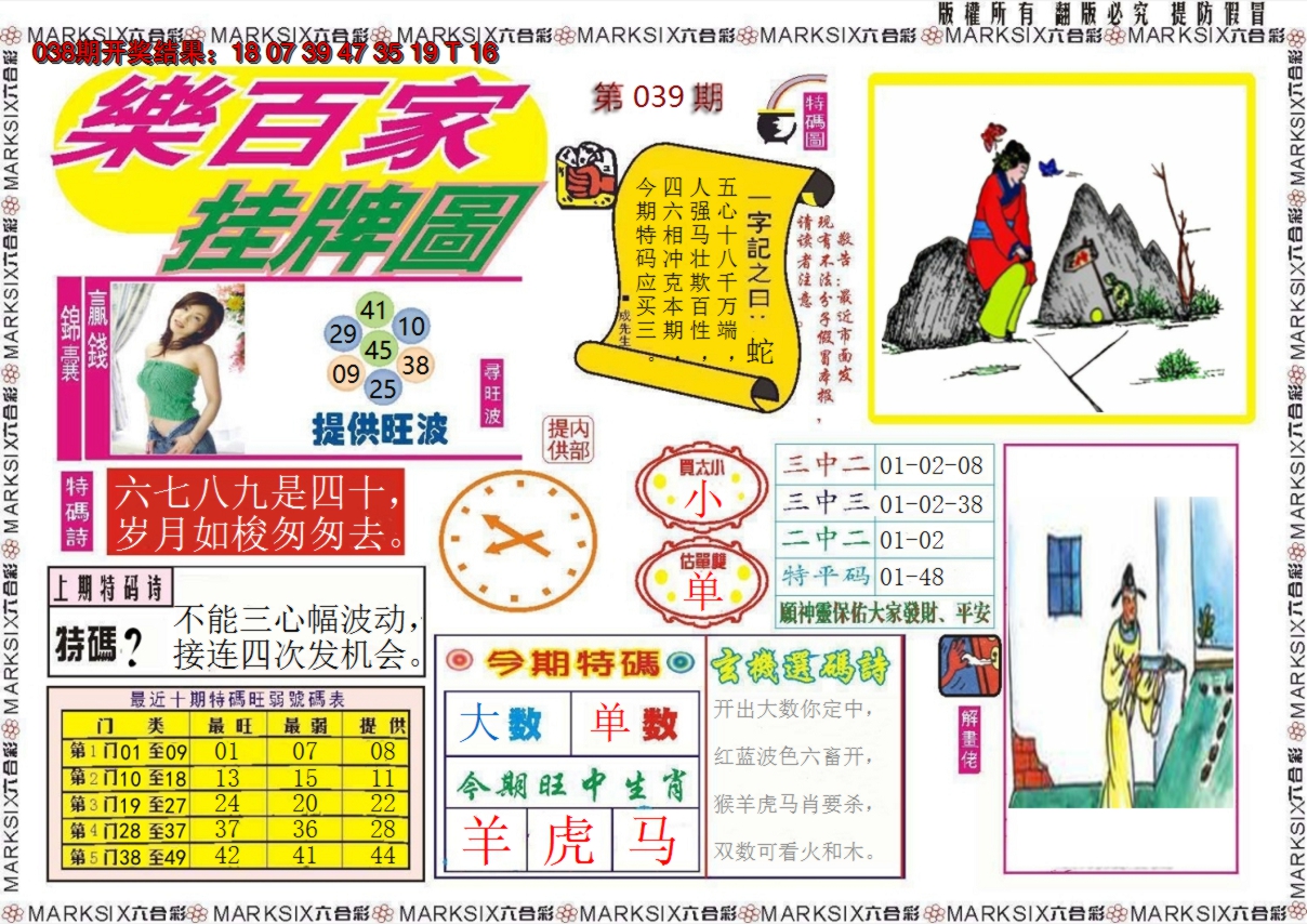2025039期乐百家挂牌图