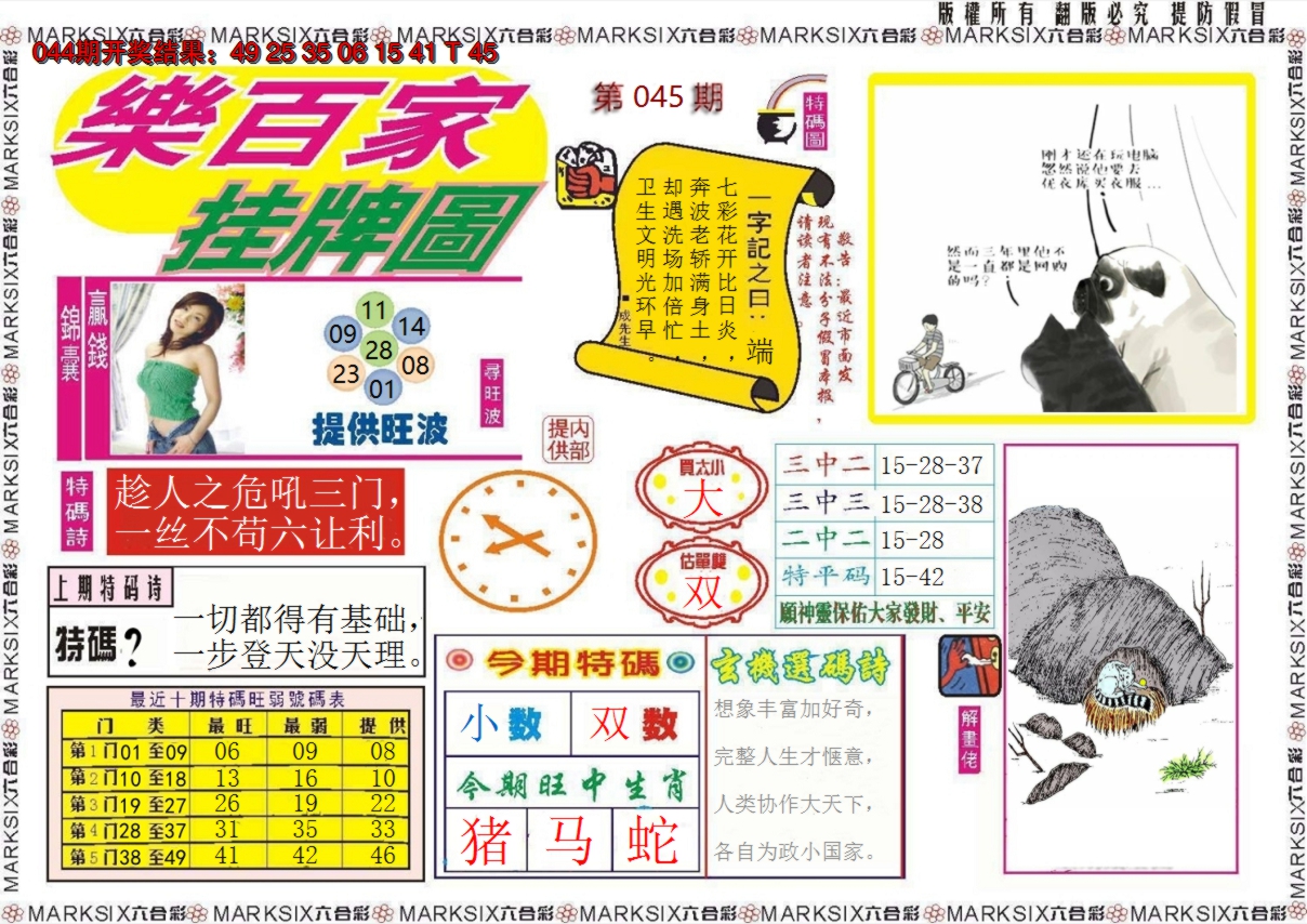2025045期乐百家挂牌图