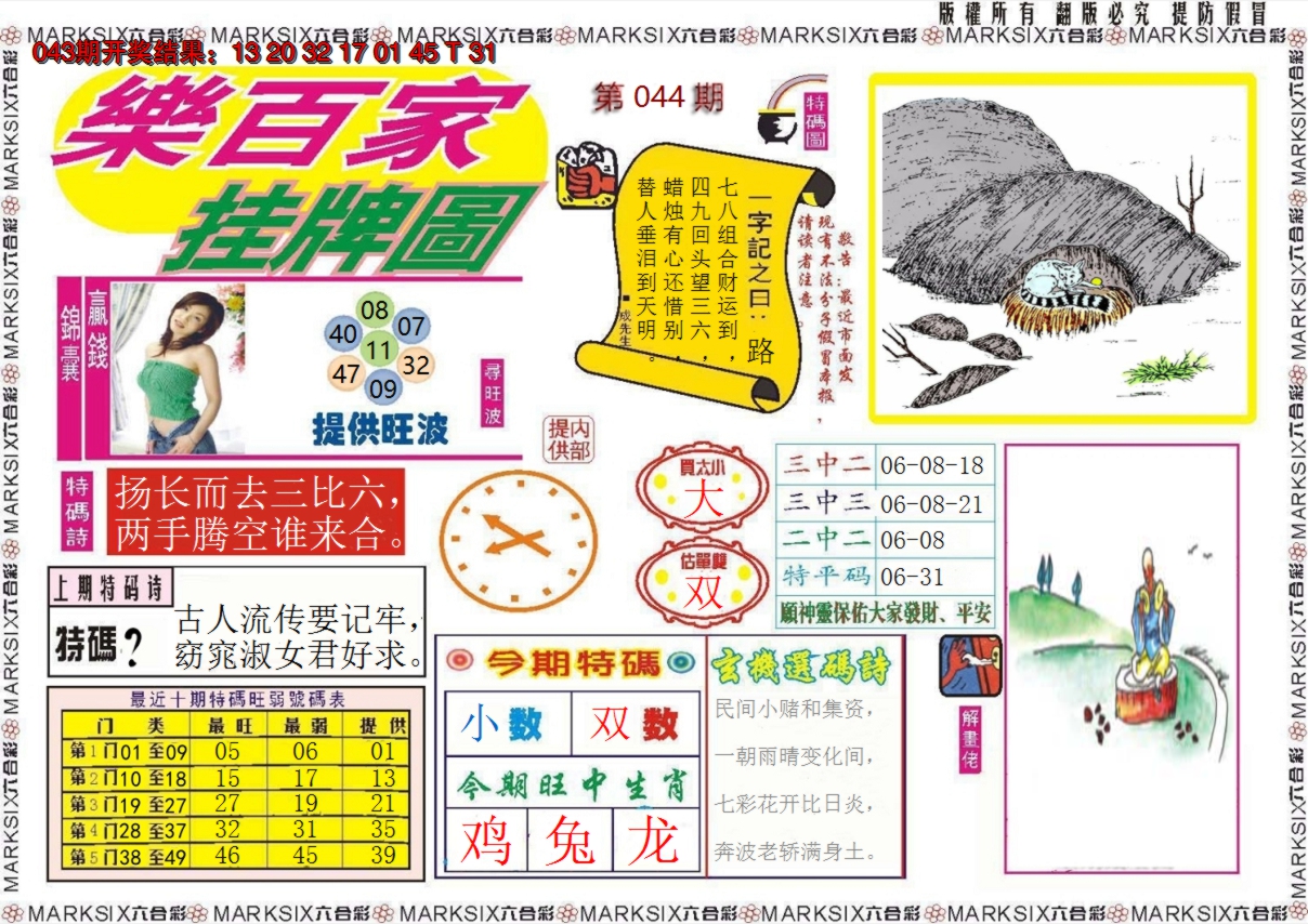 2025044期乐百家挂牌图