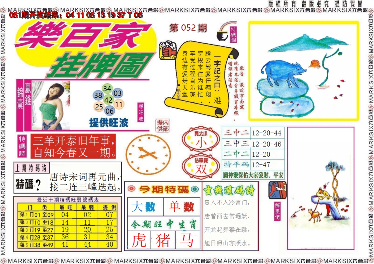 2025052期乐百家挂牌图