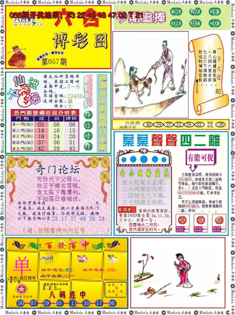 2025057期六合博彩图