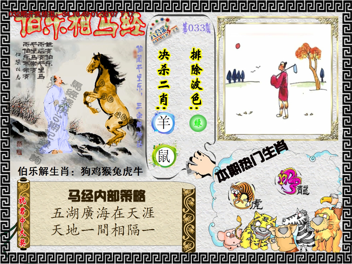 2025033期伯乐相马经