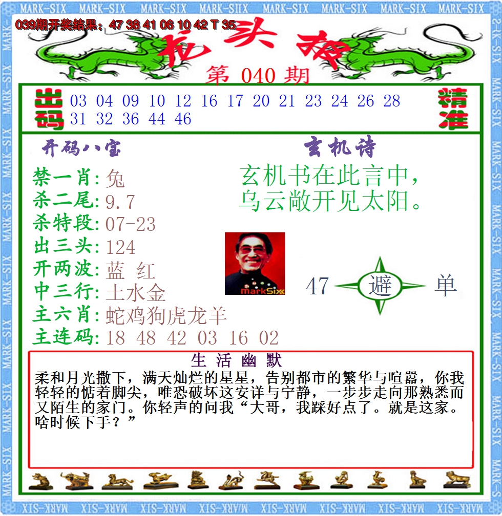 2025040期澳门龙头报