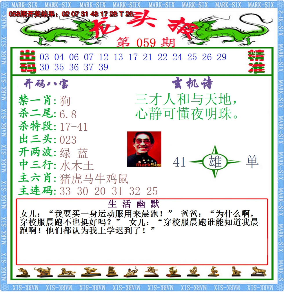 2025059期澳门龙头报