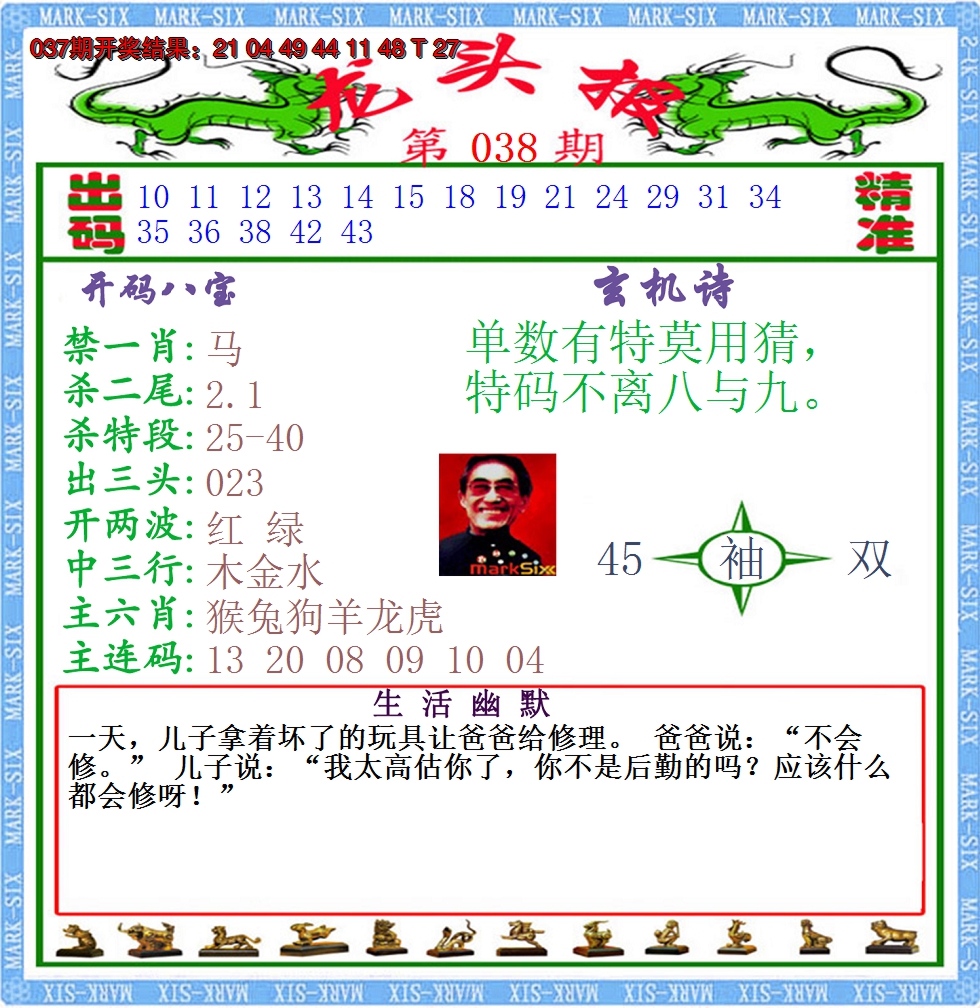 2025038期澳门龙头报