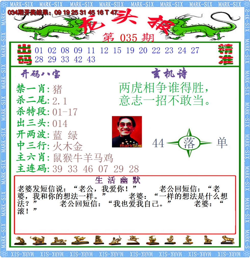 2025035期澳门龙头报
