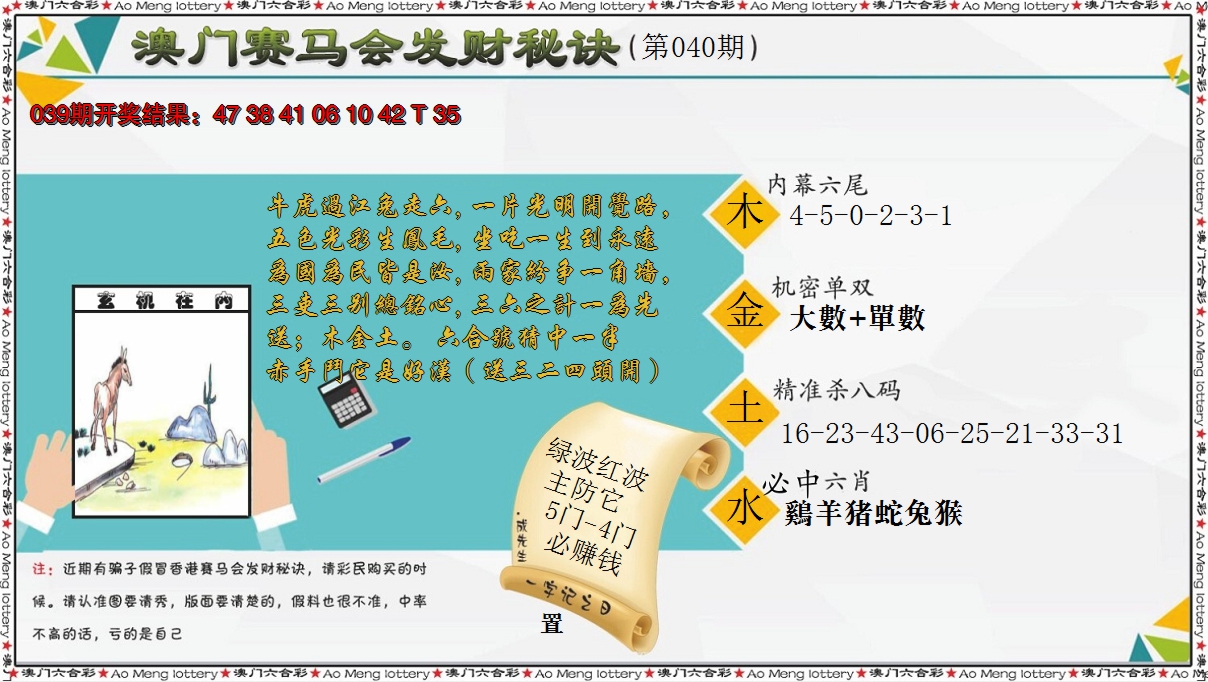 2025040期发财秘诀