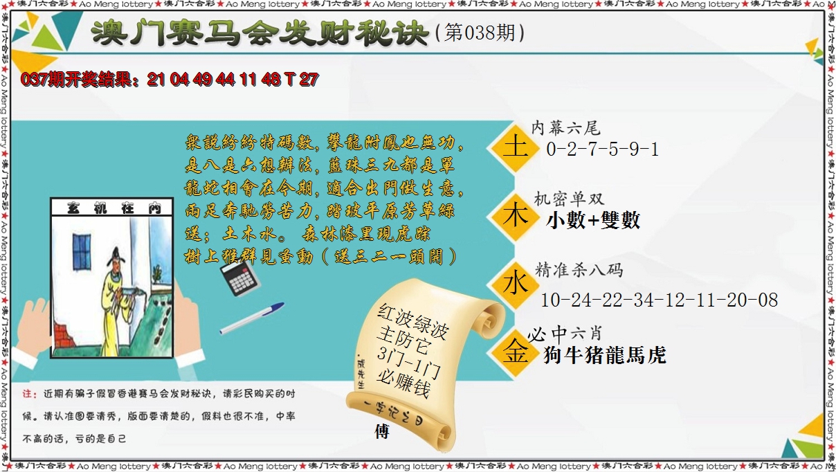 2025038期发财秘诀