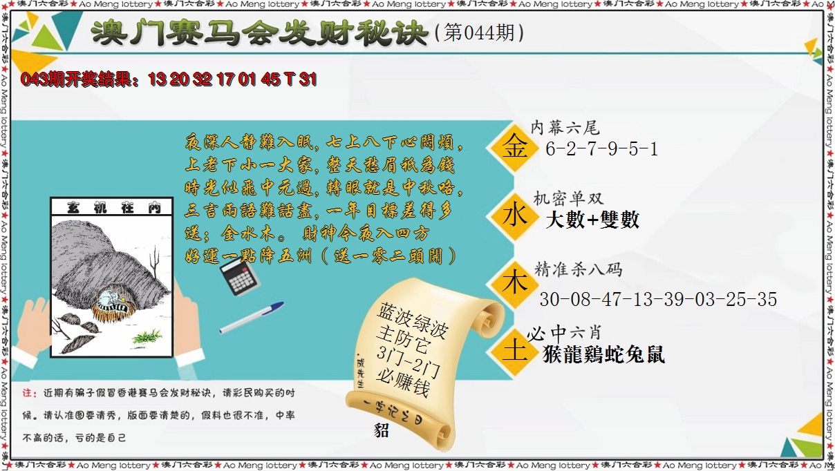 2025044期发财秘诀