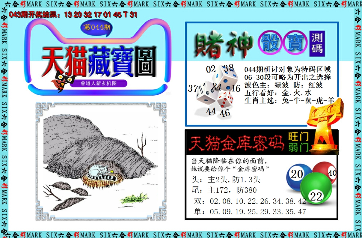 2025044期天猫藏宝图
