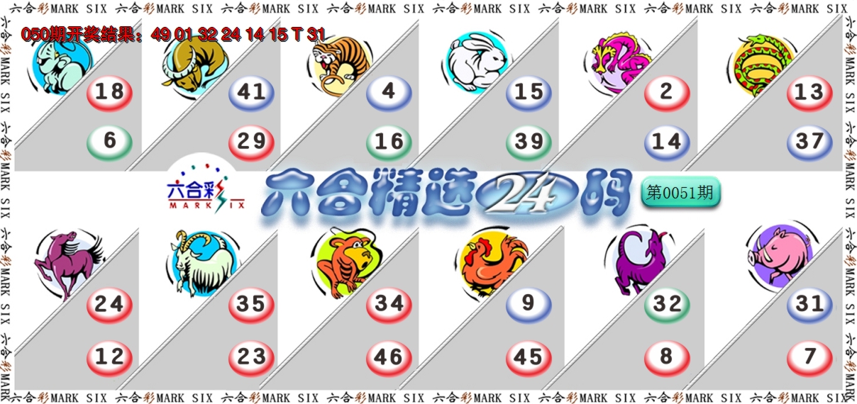 2025051期六合精选24码