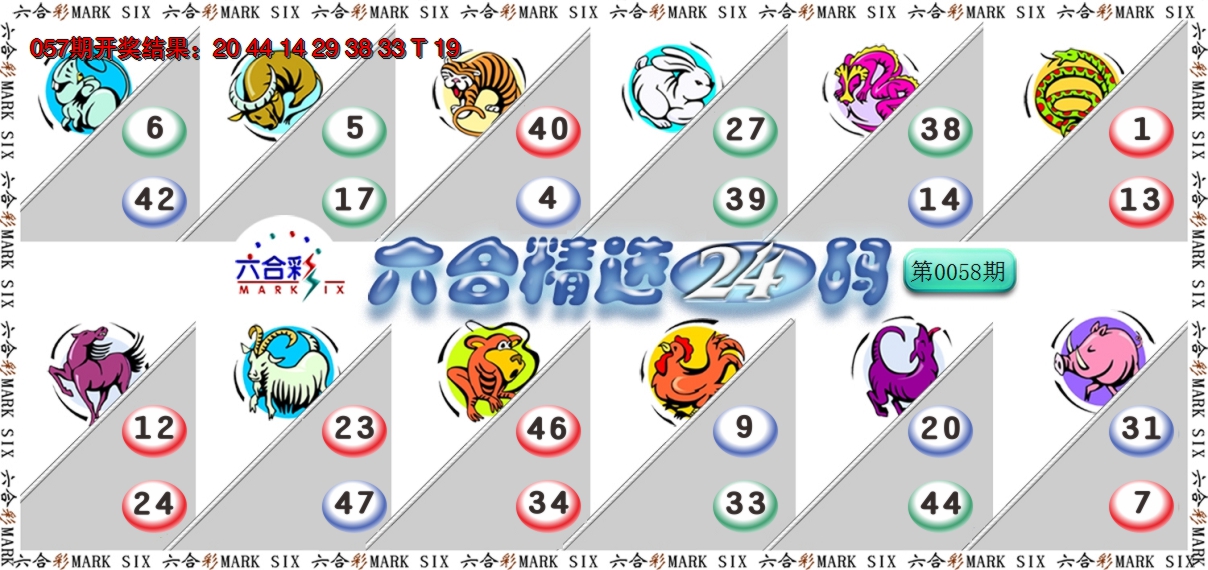 2025058期六合精选24码